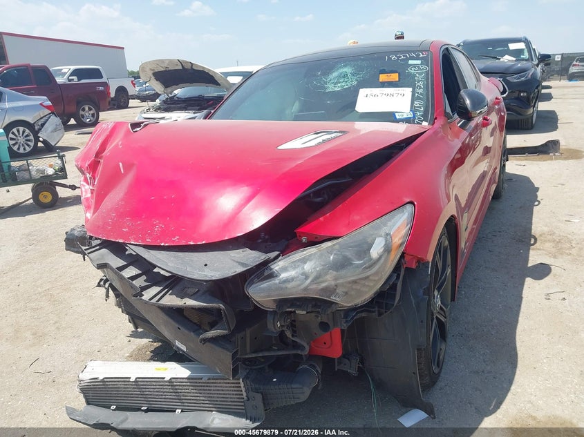 Vin: knae45lc6j6034176, lot: 46178488, kia stinger gt1 20182