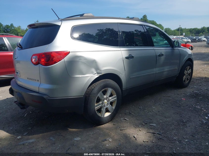 Vin: 1gnkvjed1cj152404, lot: 46178507, chevrolet traverse lt w/2lt 20124