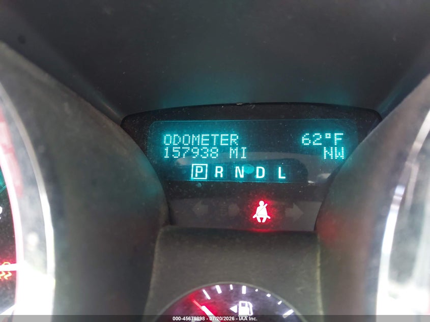 2012 Chevrolet Traverse Lt W/2Lt VIN: 1GNKVJED1CJ152404 Lot: 45679898