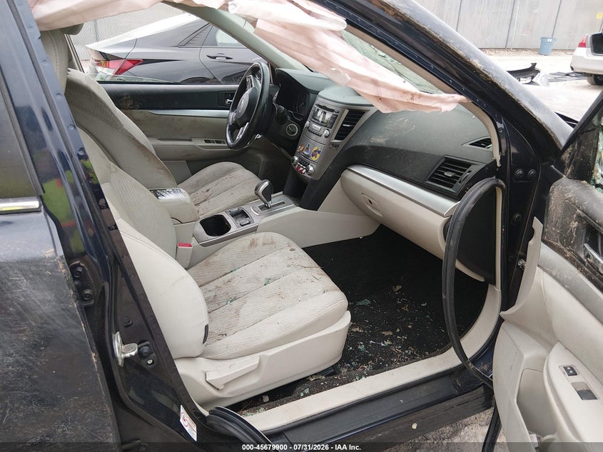 2012 SUBARU LEGACY SEDAN 2.5L H-4 VVT, 170HP