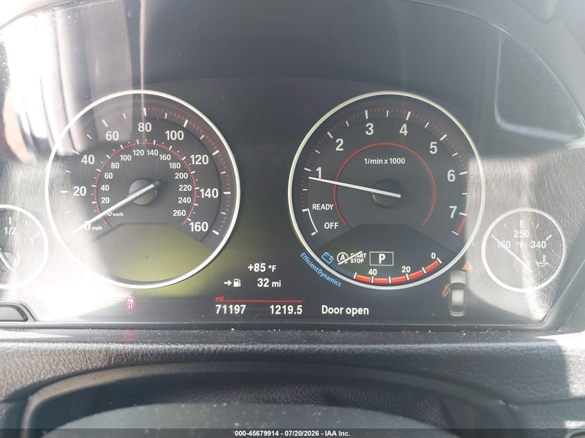 2017 BMW 330I VIN: WBA8B9C57HK884587 Lot: 45679914