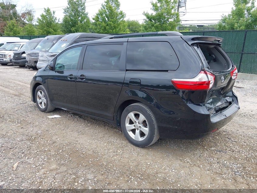 Vin: 5tdkk3dc3fs604138, lot: 46178540, toyota sienna le 8 passenger 20153