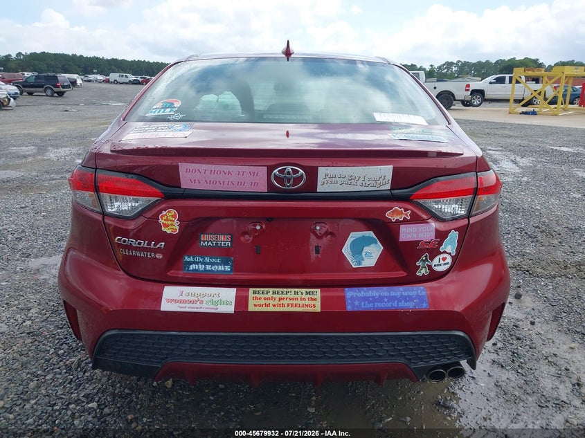 TOYOTA COROLLA 2022 VIN 5YFS4MCE5NP136293