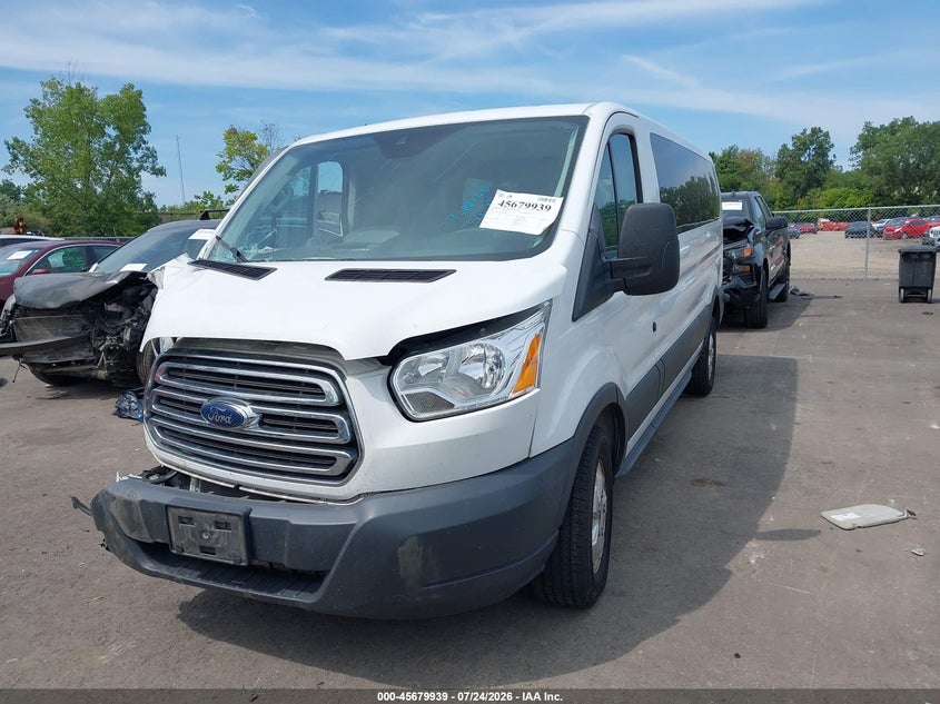 Vin: 1fbzx2zm4hkb08131, lot: 46178548, ford transit-350 xlt 20172