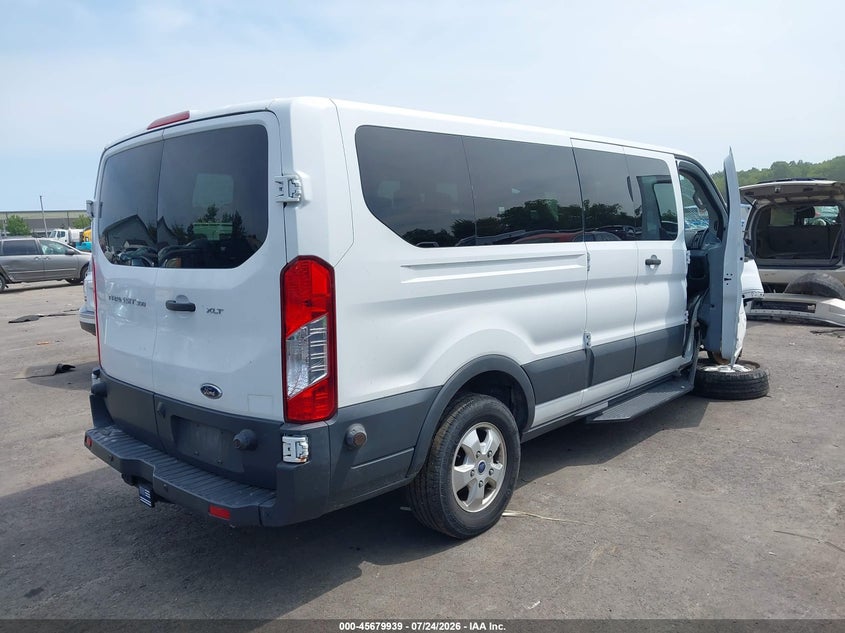 Vin: 1fbzx2zm4hkb08131, lot: 46178548, ford transit-350 xlt 20174