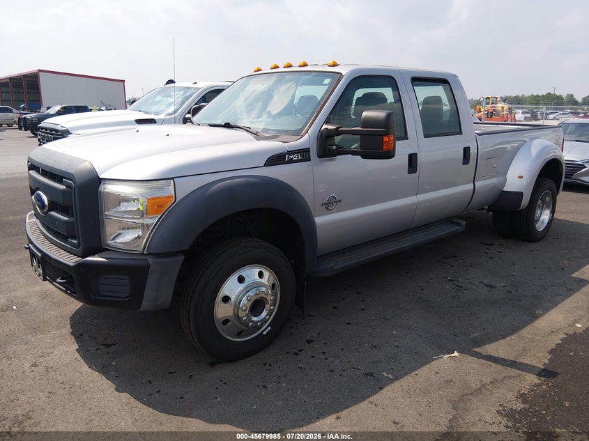 2015 Ford F450, Right Rear, IAAI, VIN 1FT8W4DT3FEB33800 — photo 2