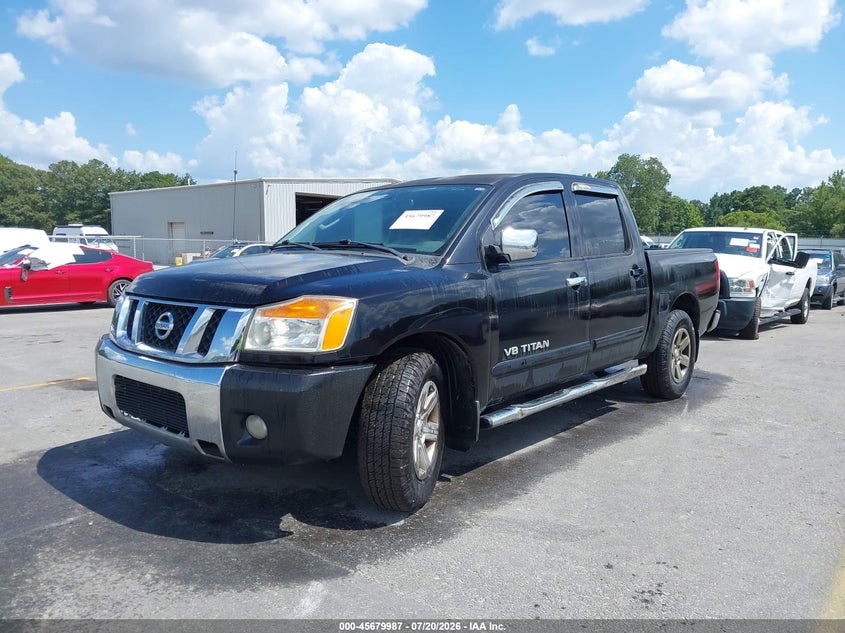 Vin: 1n6ba0ed1bn313417, lot: 46178596, nissan titan sv 20112