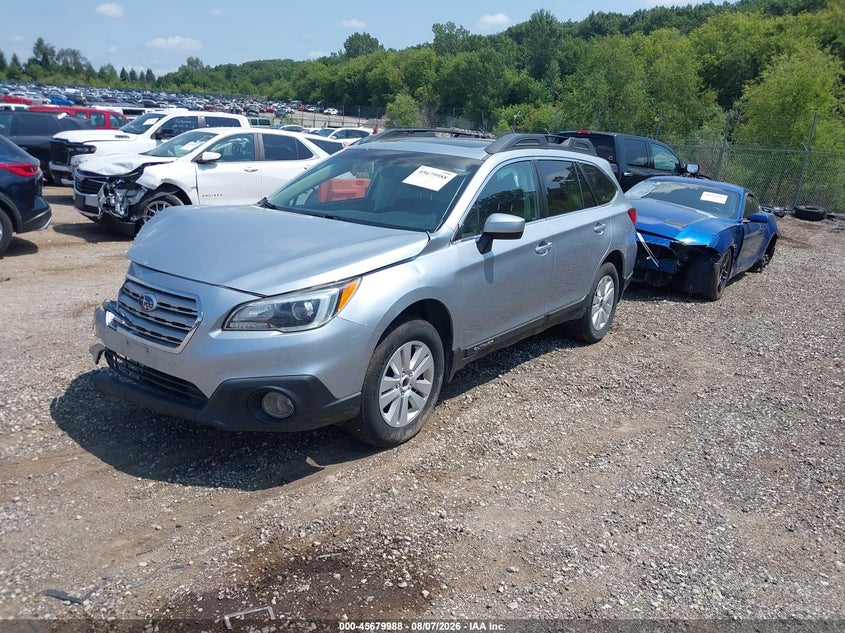 Vin: 4s4bsbdc5g3338128, lot: 46178597, subaru outback 2.5i premium 20162
