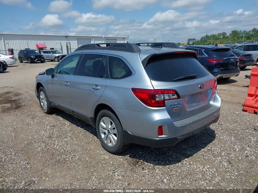 Vin: 4s4bsbdc5g3338128, lot: 46178597, subaru outback 2.5i premium 20163