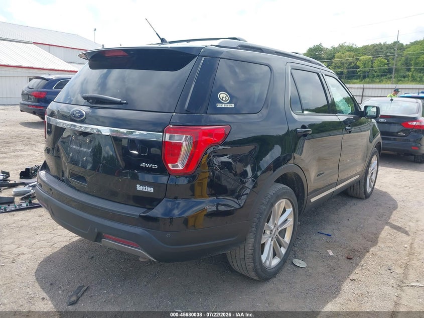 Vin: 1fm5k8d84kga06887, lot: 46178647, ford explorer xlt 20194