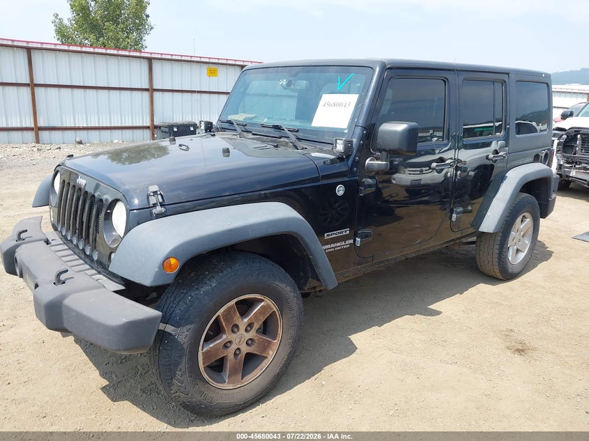 2015 Jeep Wrangler, Normal Wear & Tear, IAAI, VIN 1C4BJWDG2FL521261 — photo 2