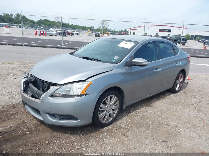 2013 Nissan Sentra, Удар спереду, IAAI, VIN 3N1AB7AP8DL643260 — фото 2