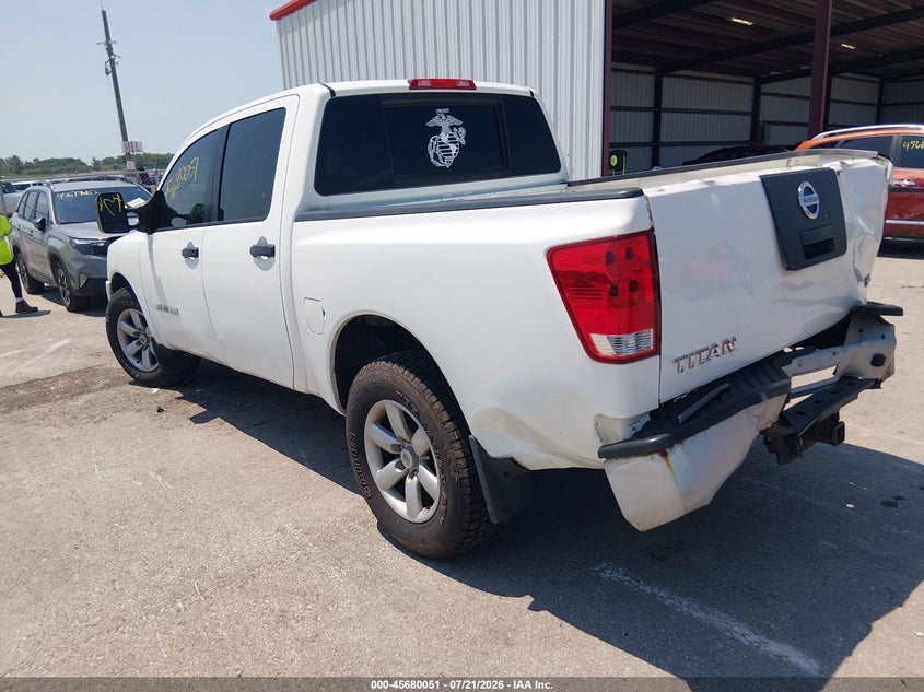 Vin: 1n6aa0ek0an317788, lot: 46178660, nissan titan xe 20103