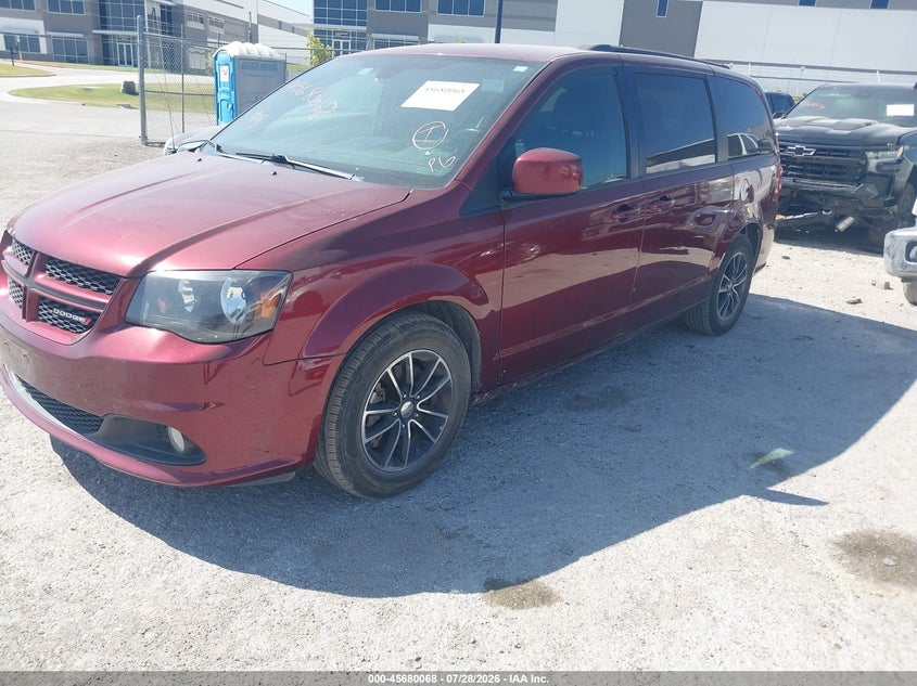 Vin: 2c4rdgegxjr299076, lot: 46178677, dodge grand caravan gt 20182