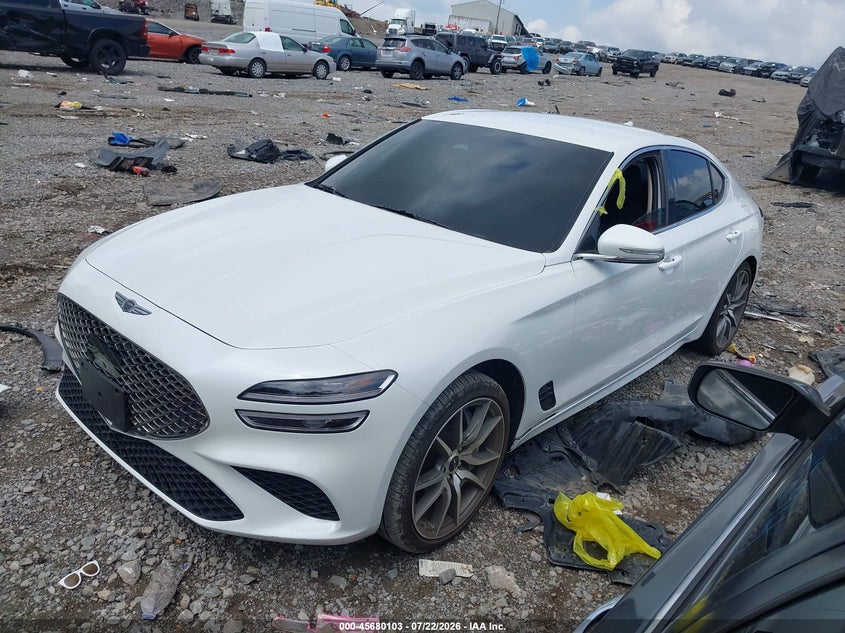 Vin: kmtg34sc0su154824, lot: 46178711, genesis g70 2.5t rwd 20252