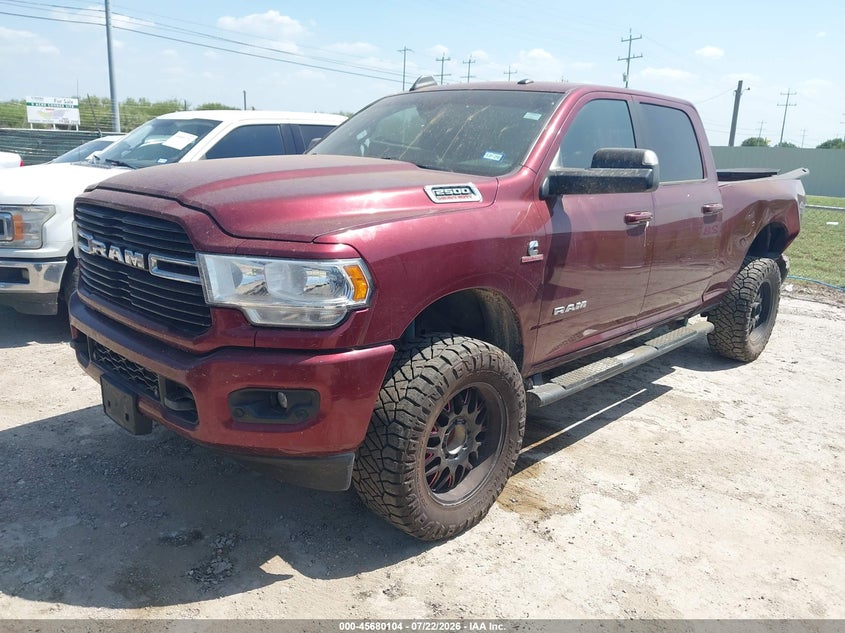 Vin: 3c6ur5dl9lg111095, lot: 46178713, ram 2500 lone star  4x4 6'4 box 20202
