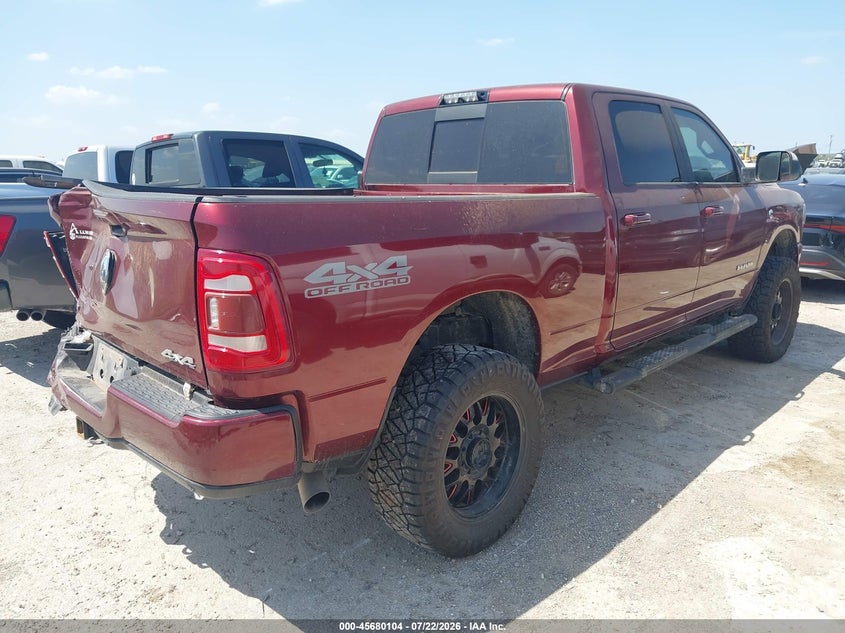 Vin: 3c6ur5dl9lg111095, lot: 46178713, ram 2500 lone star  4x4 6'4 box 20204