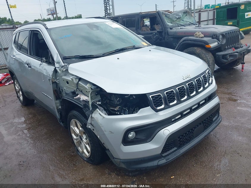 Vin: 3c4njdbn2st572308, lot: 46178721, jeep compass latitude 4x4 2025 img_1