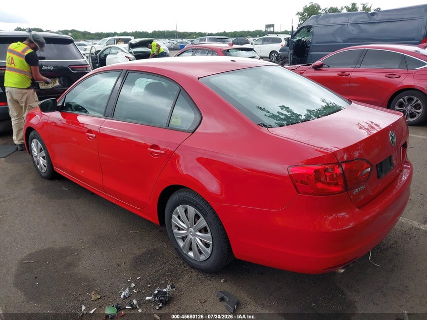 Vin: 3vw2k7aj7bm080686, lot: 46178735, volkswagen jetta 2.0l s 20113