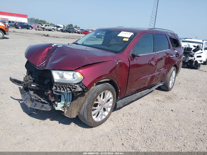 Vin: 1c4rdhag9gc412724, lot: 46178739, dodge durango sxt 20162
