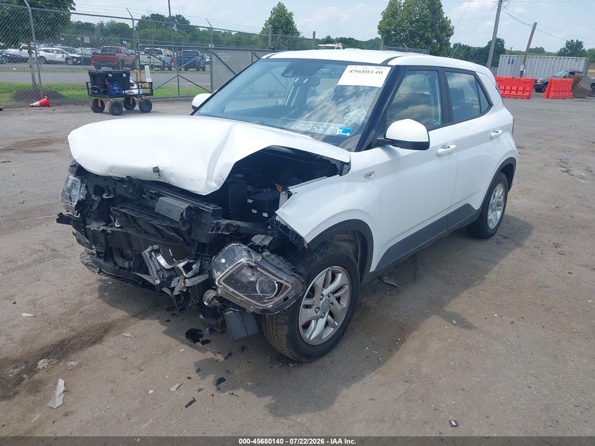 Vin: kmhrb8a37mu112748, lot: 46178749, hyundai venue se 20212