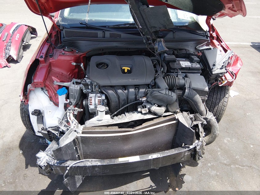 2022 Kia Forte Lxs VIN: 3KPF24AD8NE432931 Lot: 45680148