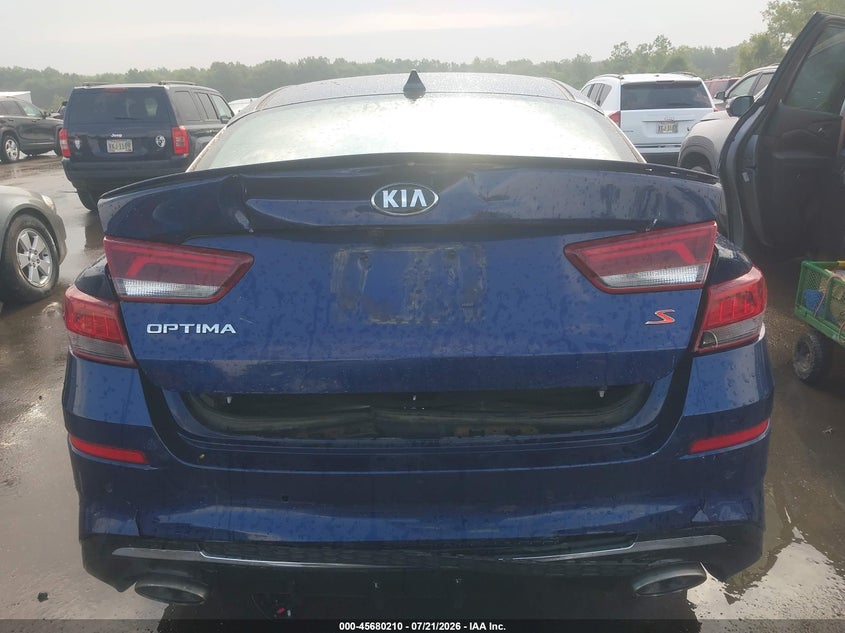 2020 Kia Optima S VIN: 5XXGT4L39LG417798 Lot: 45680210
