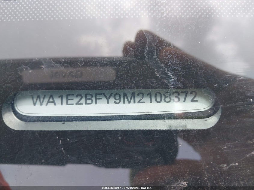 2021 Audi Q5 Premium Plus 55 Tfsi E Quattro S Tronic VIN: WA1E2BFY9M2108372 Lot: 45680217