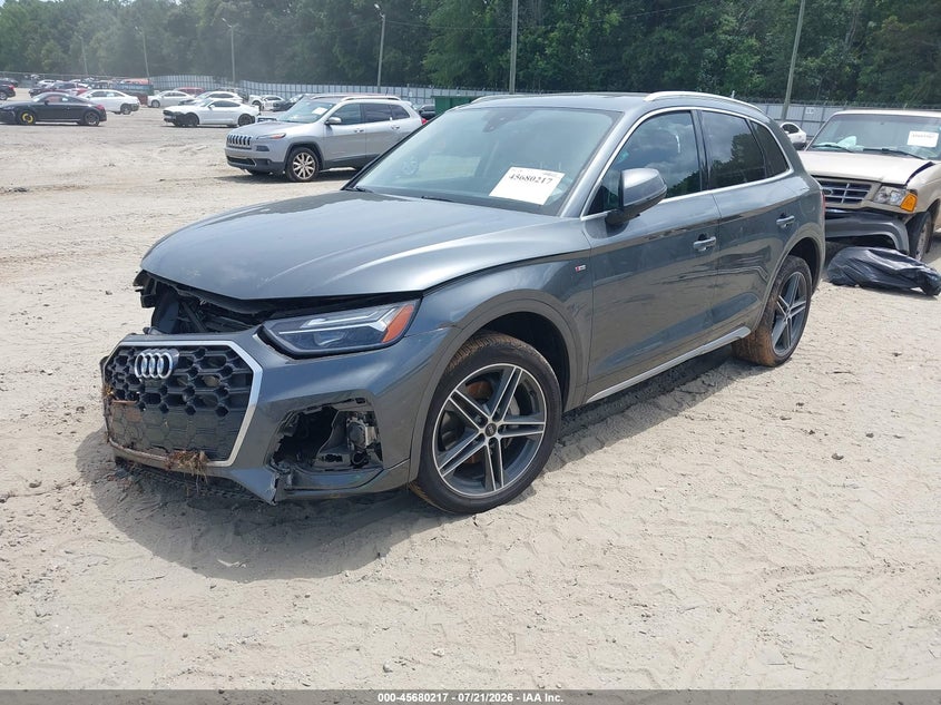 Vin: wa1e2bfy9m2108372, lot: 46178826, audi q5 premium plus 55 tfsi e quattro s tronic 20212