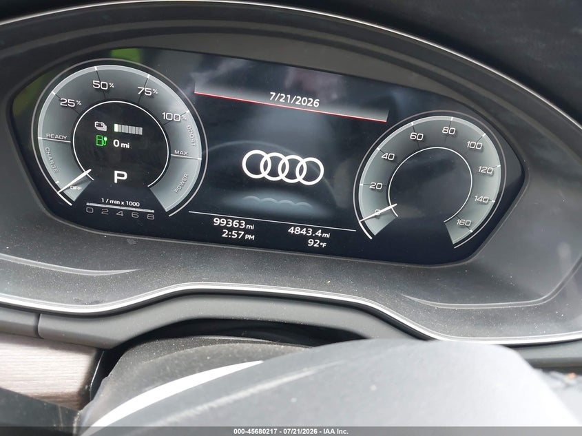 2021 Audi Q5 Premium Plus 55 Tfsi E Quattro S Tronic VIN: WA1E2BFY9M2108372 Lot: 45680217