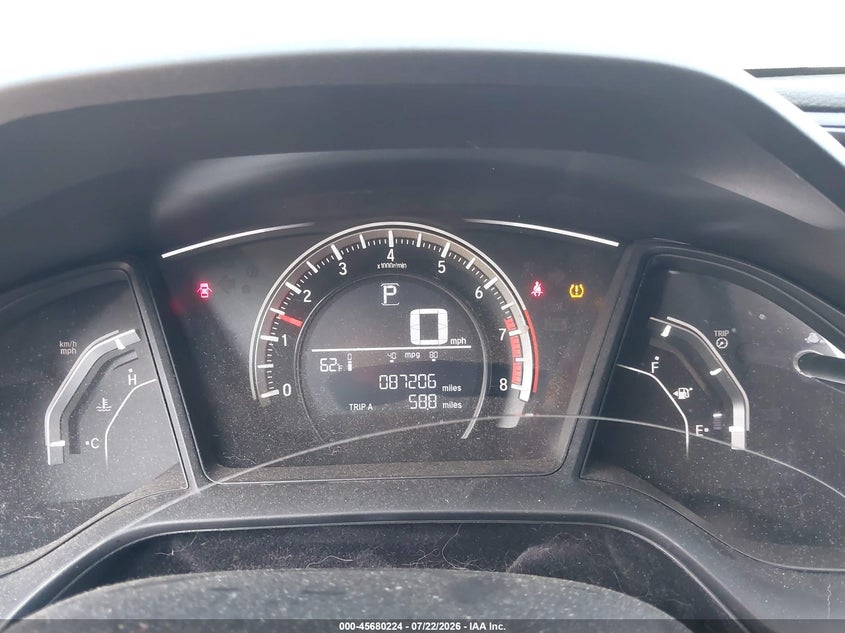 2016 HONDA CIVIC auction photo 7