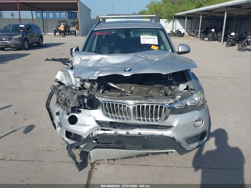 2017 BMW X3 Sdrive28I VIN: 5UXWZ7C52H0U46063 Lot: 45680240