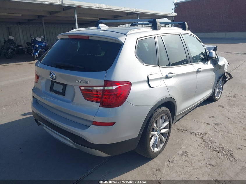 2017 BMW X3 Sdrive28I VIN: 5UXWZ7C52H0U46063 Lot: 45680240