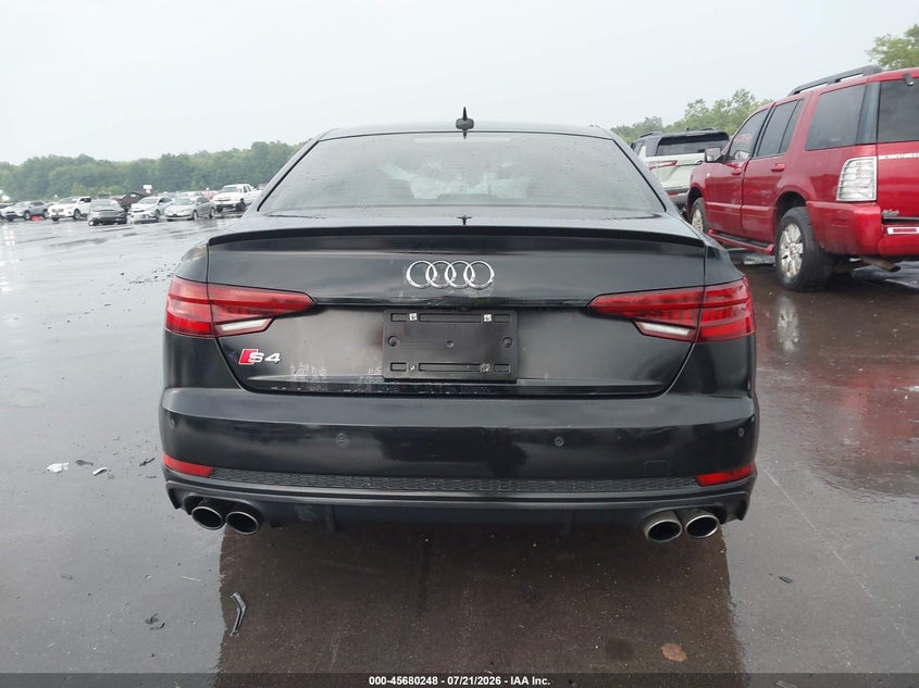 2018 Audi S4 3.0T Premium Plus VIN: WAUB4AF46JA136283 Lot: 45680248