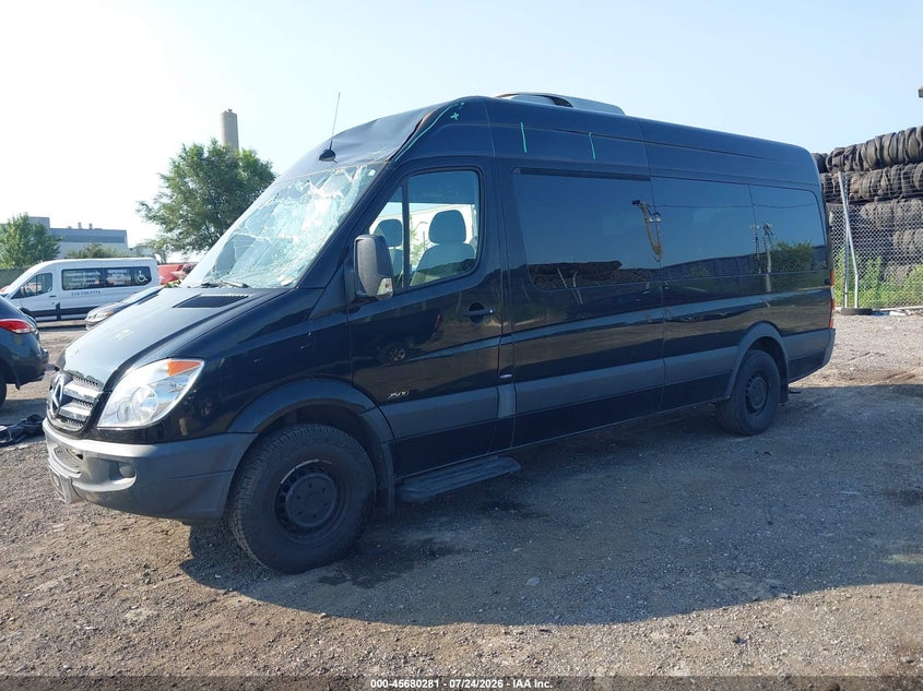 Vin: wdzpe8cc6d5743050, lot: 46178890, mercedes-benz sprinter 2500 high  roof 20132