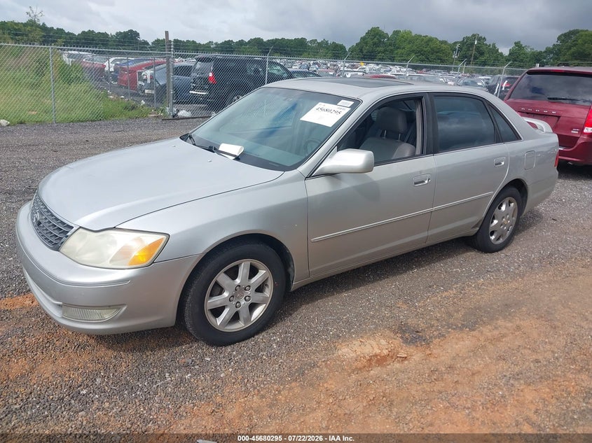 2003 TOYOTA AVALON SEDAN 3.0L V-6 DOHC, VVT, 210HP