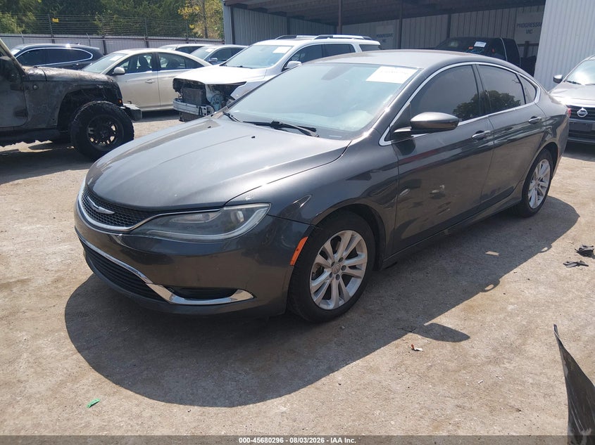 Vin: 1c3cccab6fn742814, lot: 46178905, chrysler 200 limited 20152