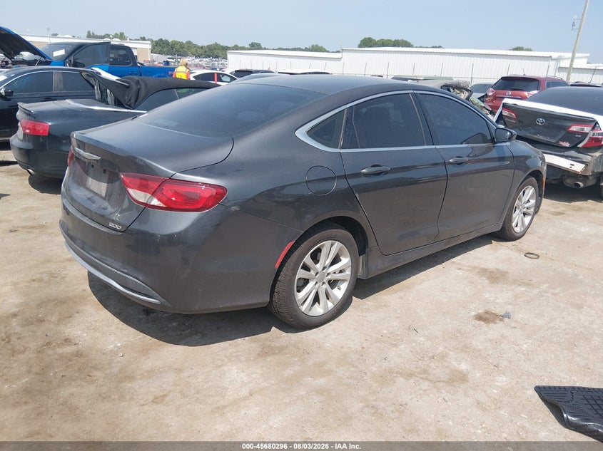 Vin: 1c3cccab6fn742814, lot: 46178905, chrysler 200 limited 20154