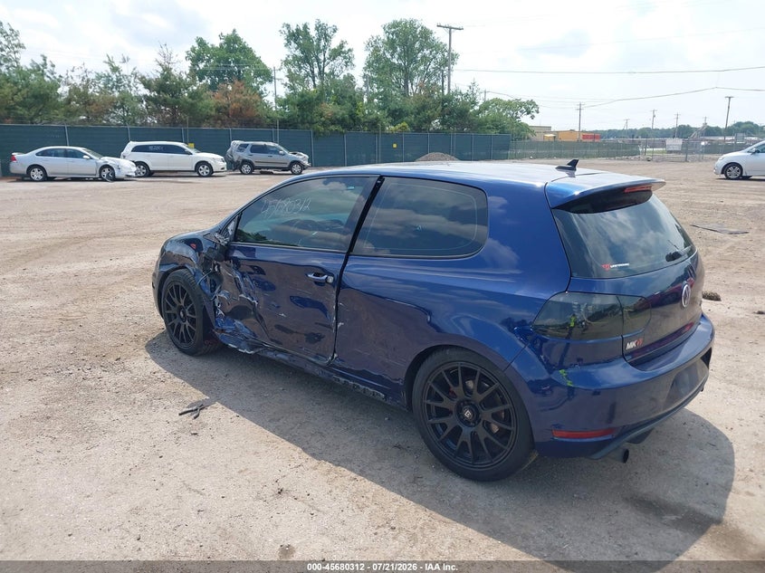 Vin: wvwfd7aj3cw300437, lot: 46178921, volkswagen gti 2-door 20123