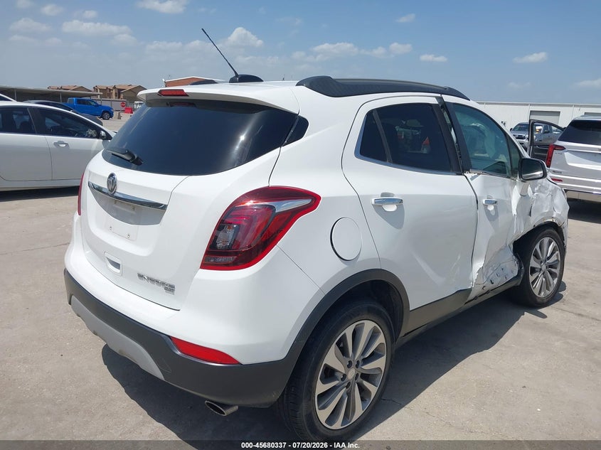 Vin: kl4cjesb0kb798474, lot: 46178946, buick encore awd preferred 20194