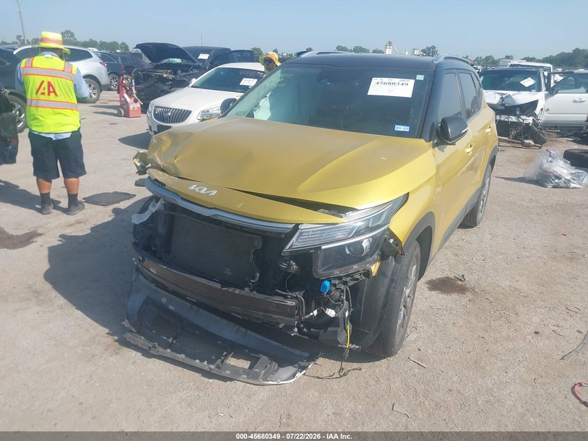 Vin: kndeu2aaxn7306683, lot: 46178958, kia seltos s 20222