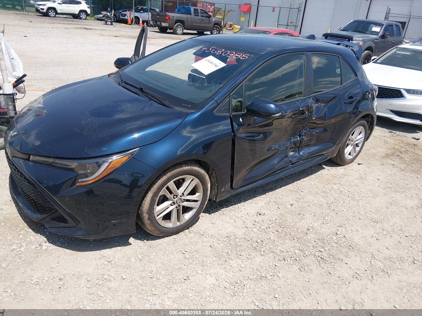 Vin: jtnk4rbe2k3028678, lot: 46178997, toyota corolla se 20192