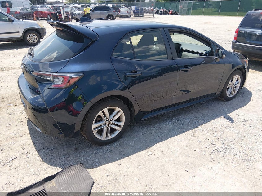 Vin: jtnk4rbe2k3028678, lot: 46178997, toyota corolla se 20194