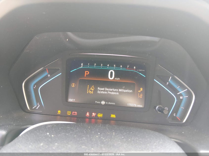 2020 HONDA ODYSSEY auction photo 7
