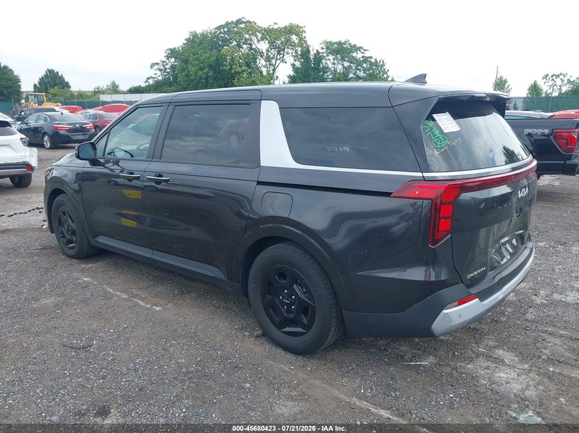 Vin: kndnb5k36s6550324, lot: 46179032, kia carnival mpv lxs 20253