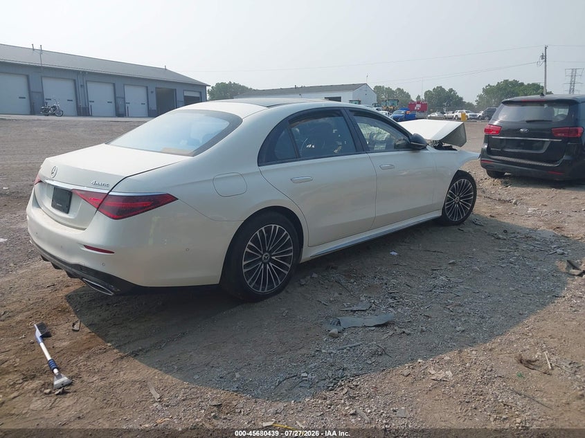 Vin: w1k6g6db4pa186771, lot: 46179048, mercedes-benz s 500 4matic 20234