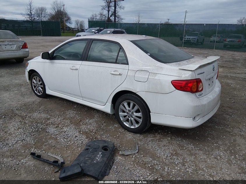 TOYOTA COROLLA 2009 VIN 1NXBU40E39Z096210