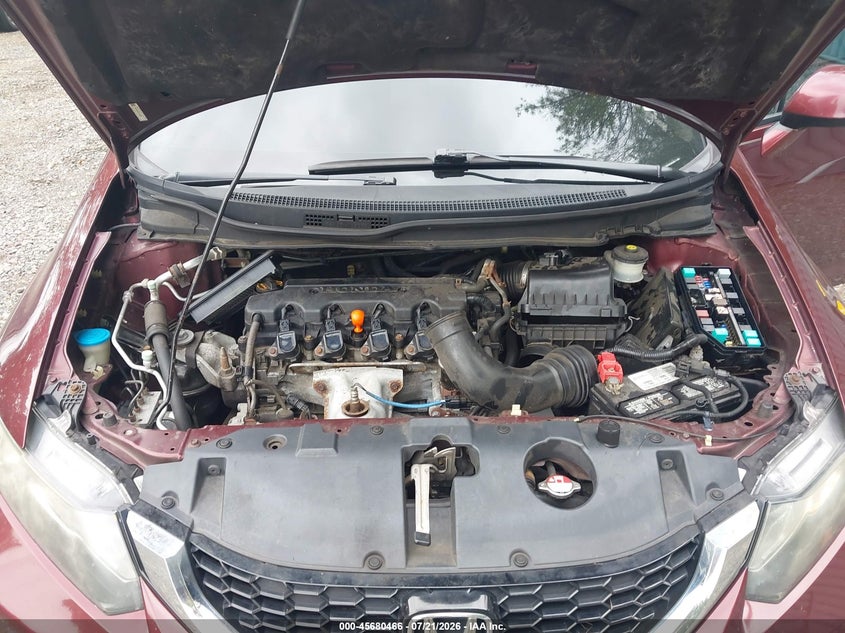 2013 Honda Civic Ex VIN: 19XFB2F82DE286203 Lot: 45680466
