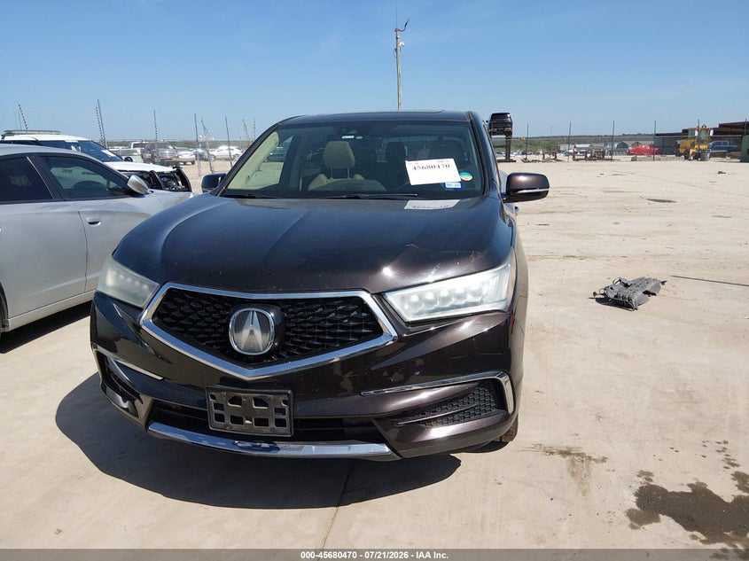 2017 Acura Mdx Technology Package VIN: 5FRYD3H59HB006612 Lot: 45680470