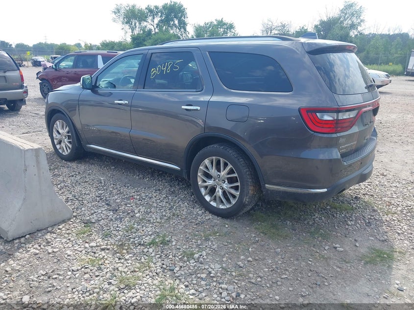 Vin: 1c4rdjeg5fc730050, lot: 46179094, dodge durango citadel 20153